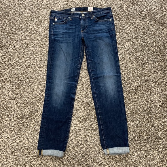 AG Adriano Goldschmied Stilt Roll-up Jeans size 27R - Picture 2 of 6